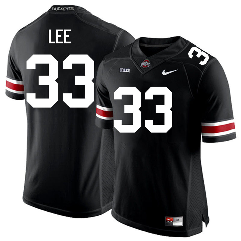 Eli Lee Ohio State Buckeyes Jersey College Football Uniforms-Black